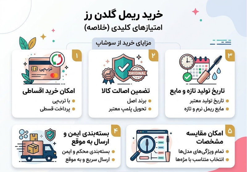 قیمت ریمل گلدن رز